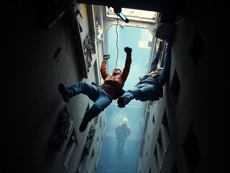 Malta Two workers fall down apartment block shaft