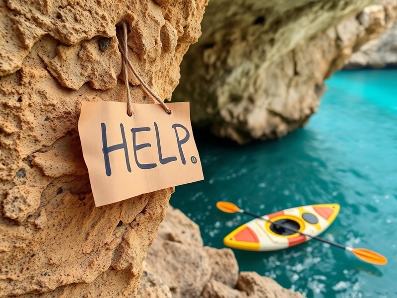 Malta 'I affixed ad onto Ġnejna cave to help stranded people': watersports owner