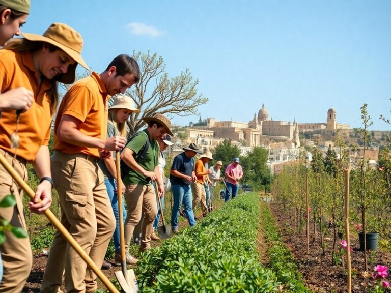 Malta Work begins to turn Floriana's Pinetum into a public park