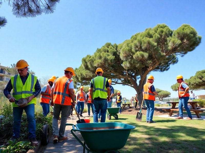 Malta Work begins to turn Floriana's Pinetum into a public park