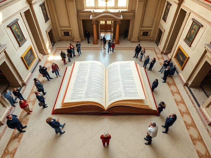 Malta Gozo museum publishes a book that's five metres long