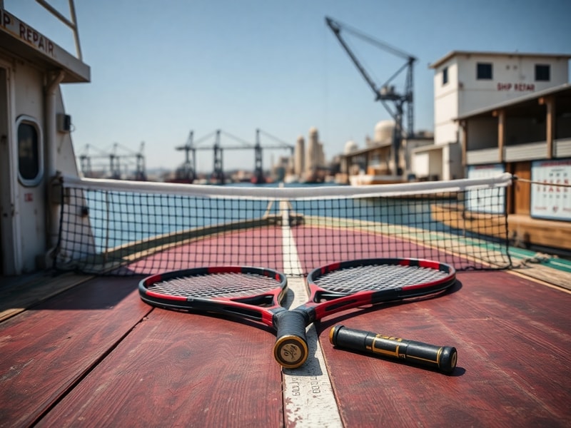 Malta Ship repair company applies for a padel court on barge in Marsa
