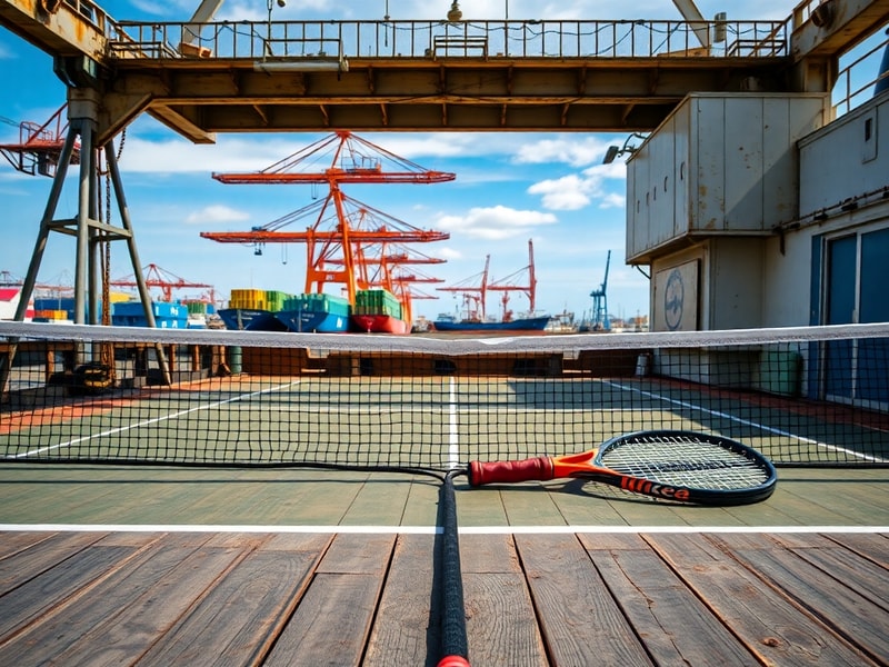 Malta Ship repair company applies for a padel court on barge in Marsa
