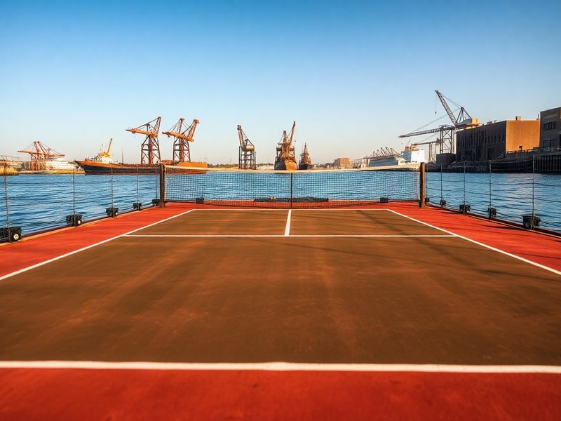 Malta Ship repair company applies for a padel court on barge in Marsa