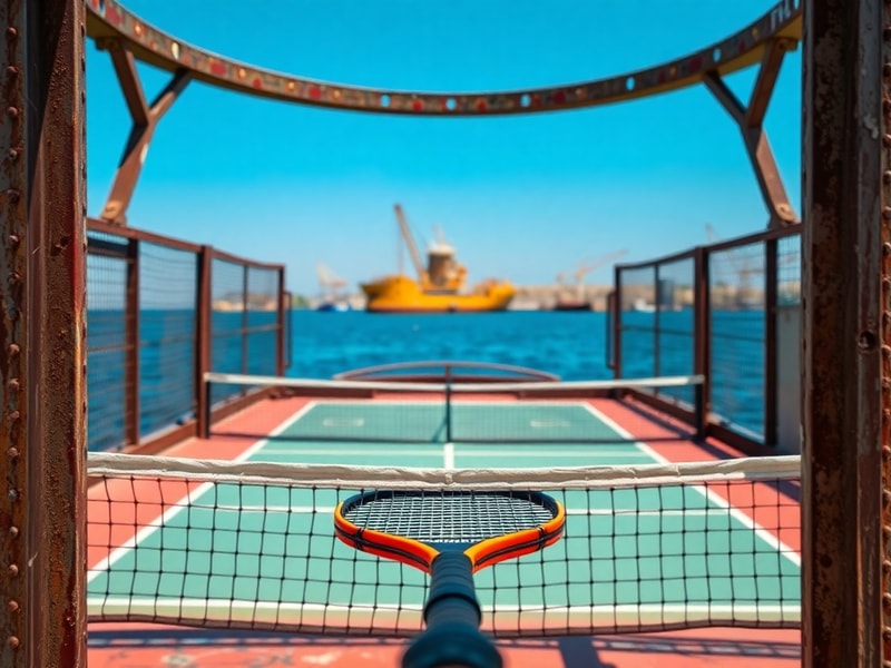 Malta Ship repair company applies for a padel court on barge in Marsa