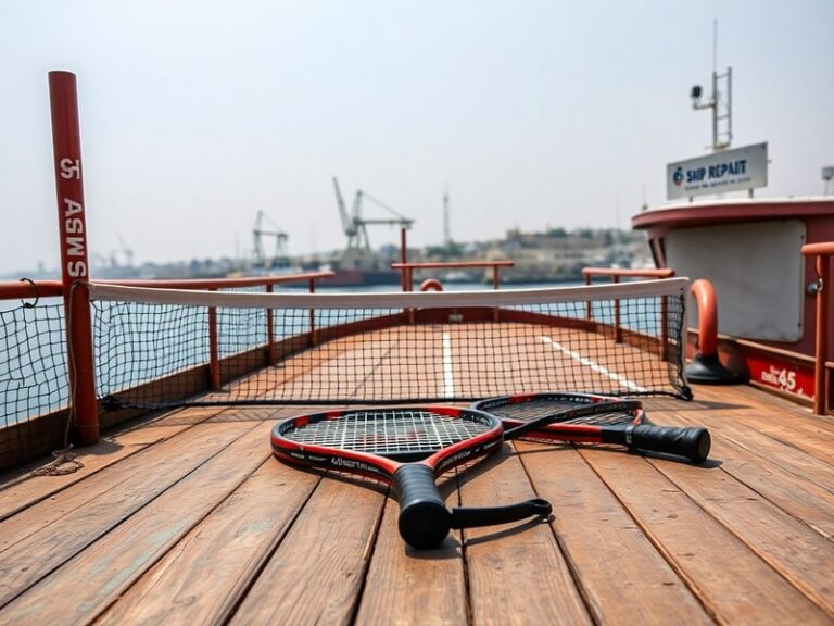 Malta Ship repair company applies for a padel court on barge in Marsa