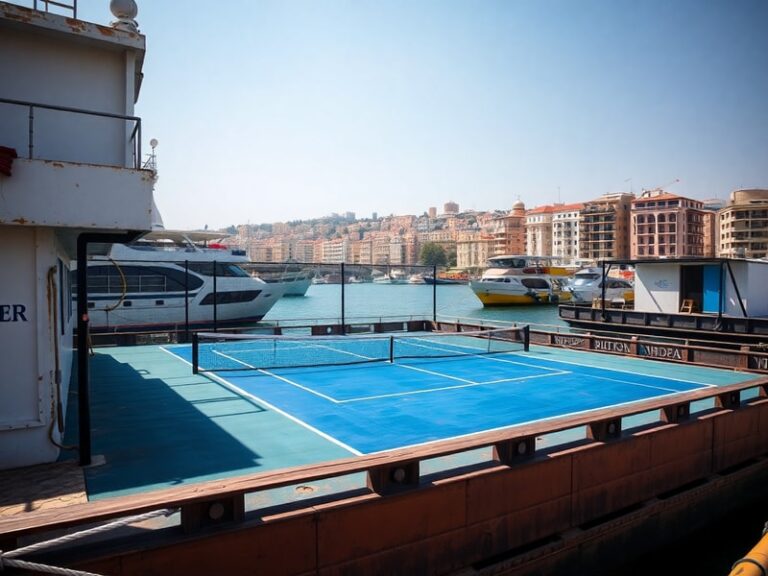 Malta Ship repair company applies for a padel court on barge in Marsa