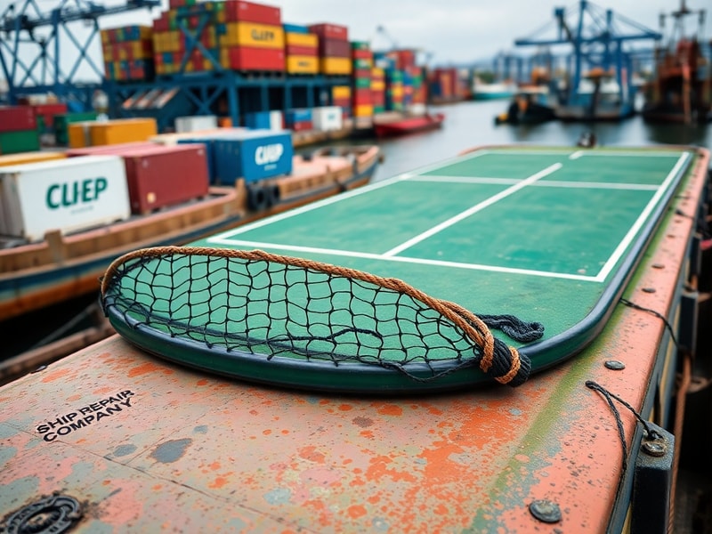 Malta Ship repair company applies for a padel court on barge in Marsa