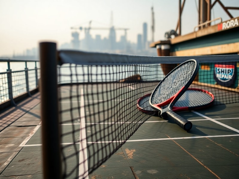 Malta Ship repair company applies for a padel court on barge in Marsa