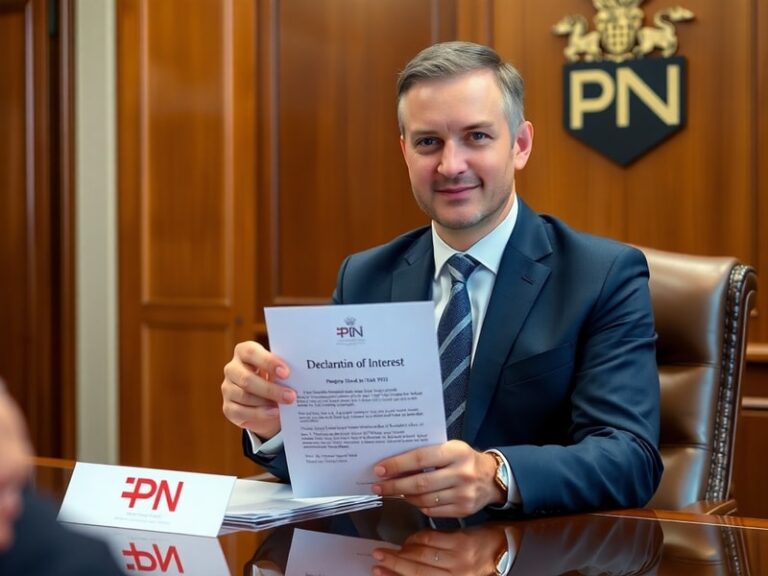 Malta Alex Borg submits declaration of interest to retain PN leader post