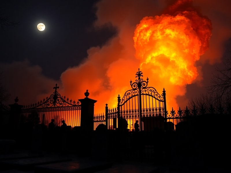 Malta Firefighters tackle blaze adjacent to Addolorata Cemetery