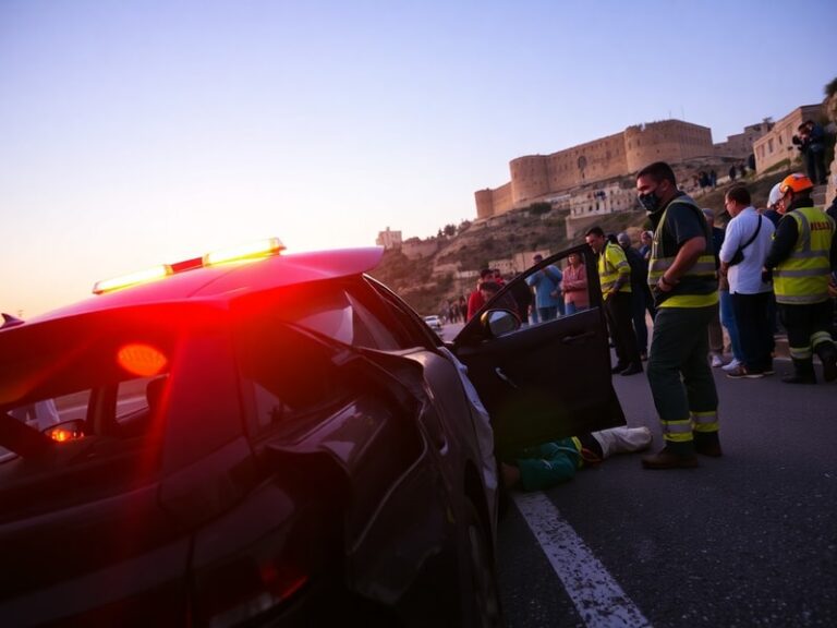 Malta Driver grievously injured in Żebbuġ Mdina Road crash