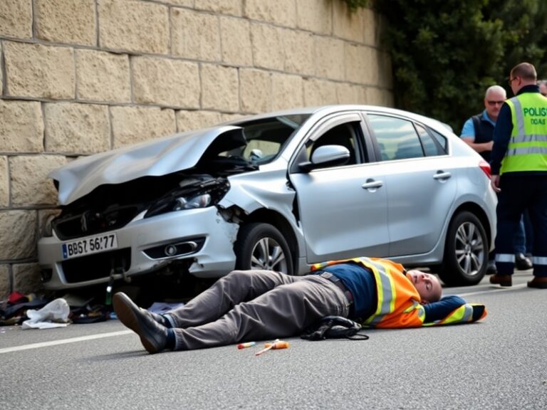 Malta Driver grievously injured in Żebbuġ Mdina Road crash