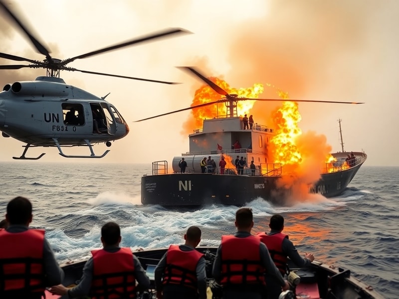 Malta Attack on ship in Hormuz leads UN to halt evacuation plan for trapped sailors