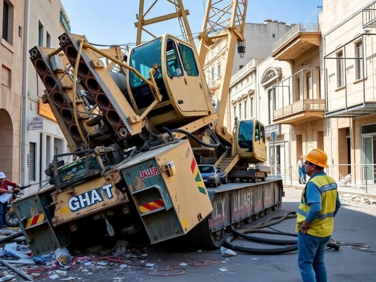Malta Heavy machinery blamed for Gżira scaffolding collapse
