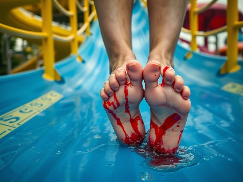 Malta Water park under fire after woman claims she 'shattered' feet on its slide