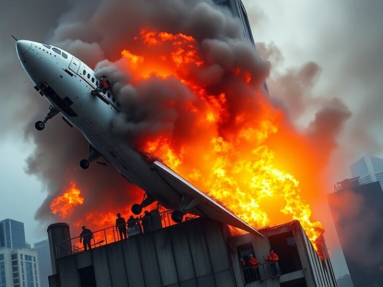 Malta Plane 'crashes' into Beijing's tallest building