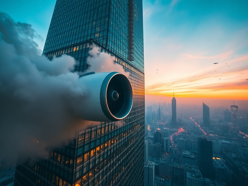 Malta Plane 'crashes' into Beijing's tallest building
