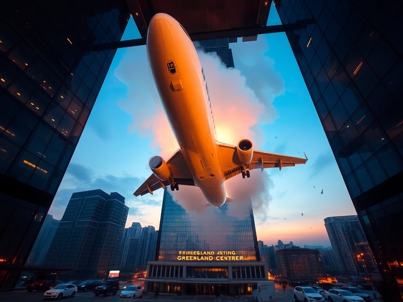Malta Plane 'crashes' into Beijing's tallest building