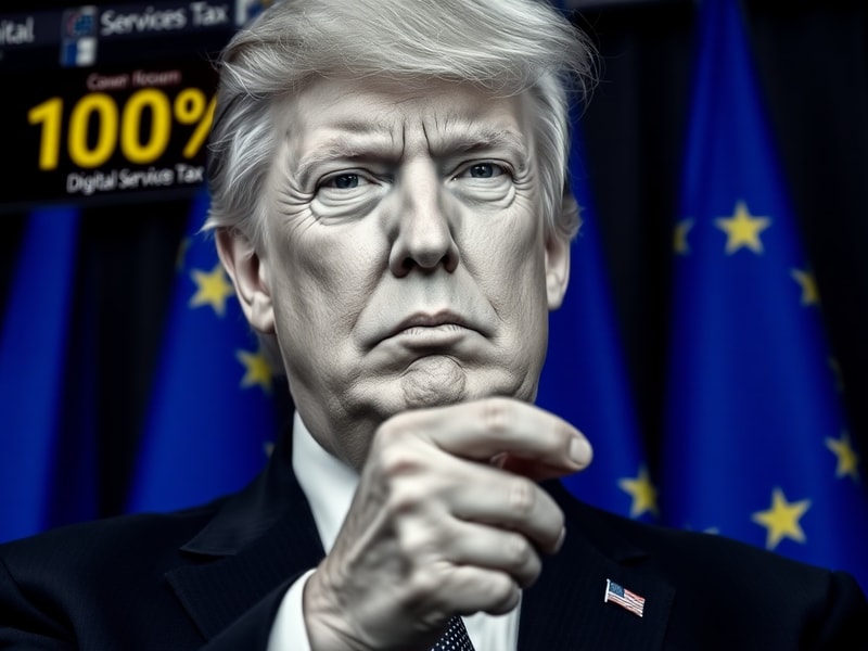 Malta Trump threatens 100% tariff on EU countries over digital services tax
