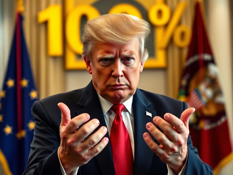 Malta Trump threatens 100% tariff on EU countries over digital services tax