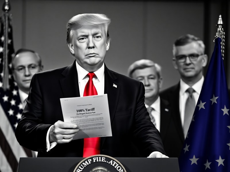 Malta Trump threatens 100% tariff on EU countries over digital services tax