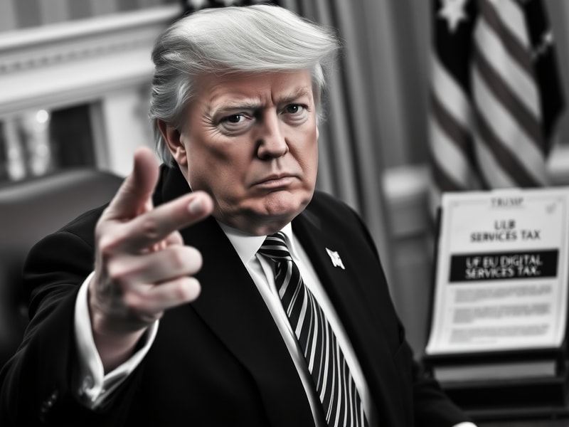 Malta Trump threatens 100% tariff on EU countries over digital services tax