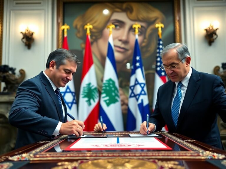 Malta Lebanon, Israel and US sign trilateral framework pact