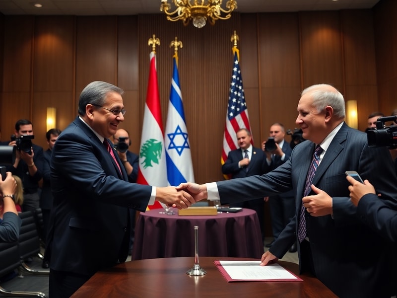 Malta Lebanon, Israel and US sign trilateral framework pact