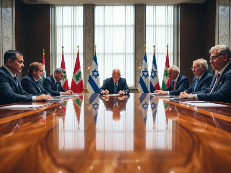 Malta Lebanon, Israel and US sign trilateral framework pact