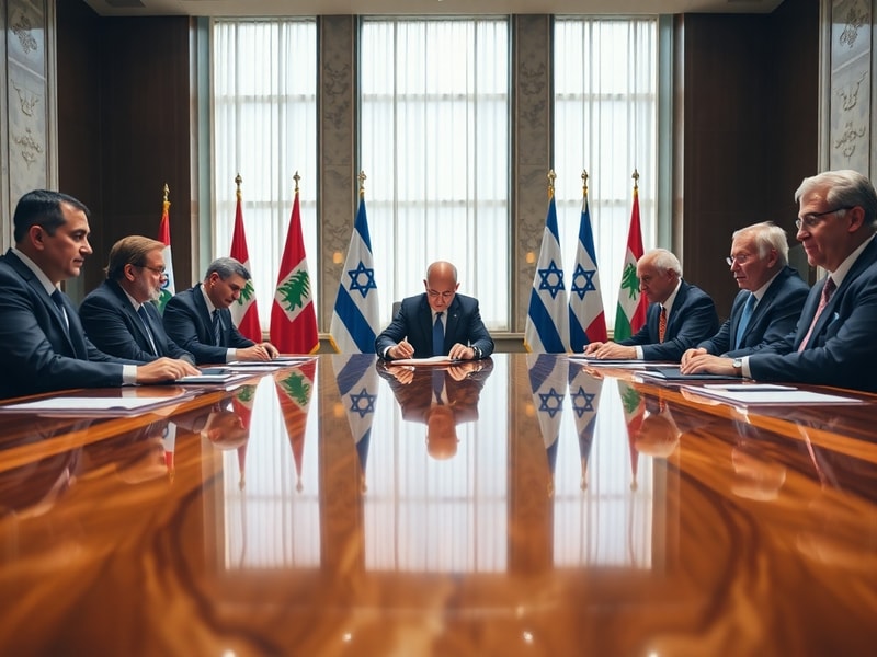 Malta Lebanon, Israel and US sign trilateral framework pact