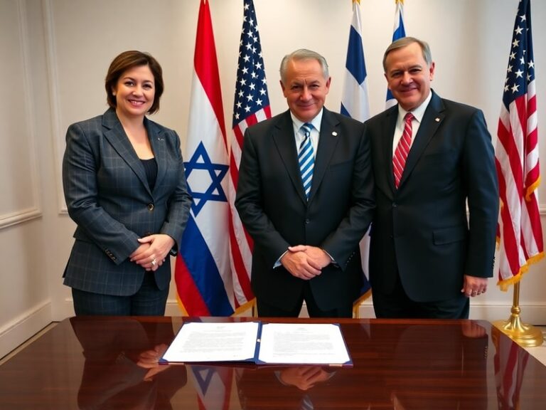 Malta Lebanon, Israel and US sign trilateral framework pact
