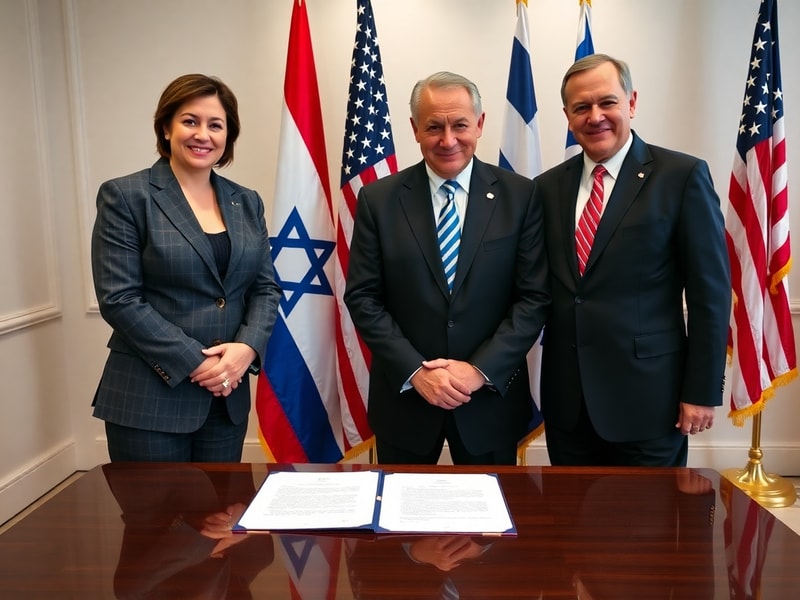 Malta Lebanon, Israel and US sign trilateral framework pact