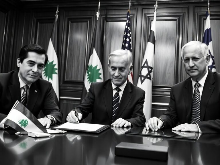 Malta Lebanon, Israel and US sign trilateral framework pact