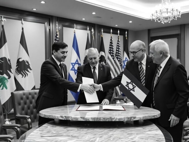 Malta Lebanon, Israel and US sign trilateral framework pact