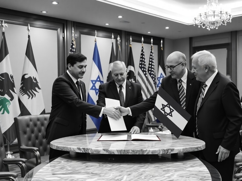 Malta Lebanon, Israel and US sign trilateral framework pact