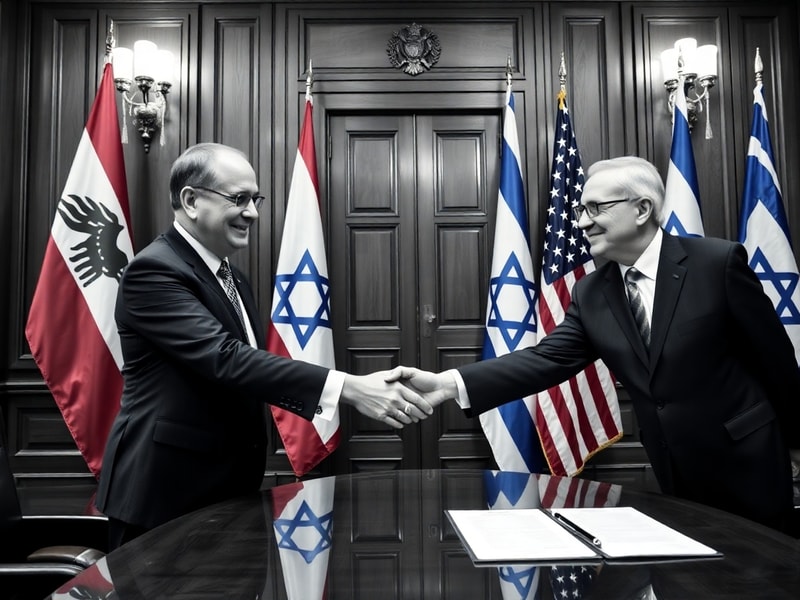 Malta Lebanon, Israel and US sign trilateral framework pact