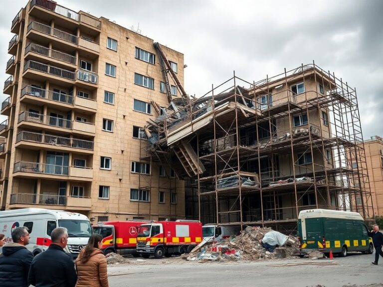 Malta Gżira scaffolding collapse prompts fresh calls for construction safety authority