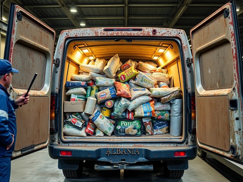 Malta Van full of 'unsafe' food from Albania intercepted before reaching consumers