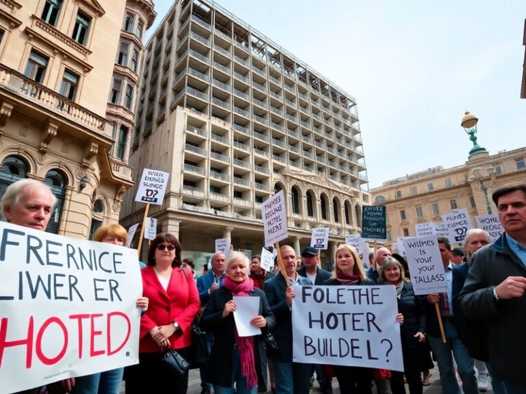 Malta Valletta residents slam Evans Building hotel project revival