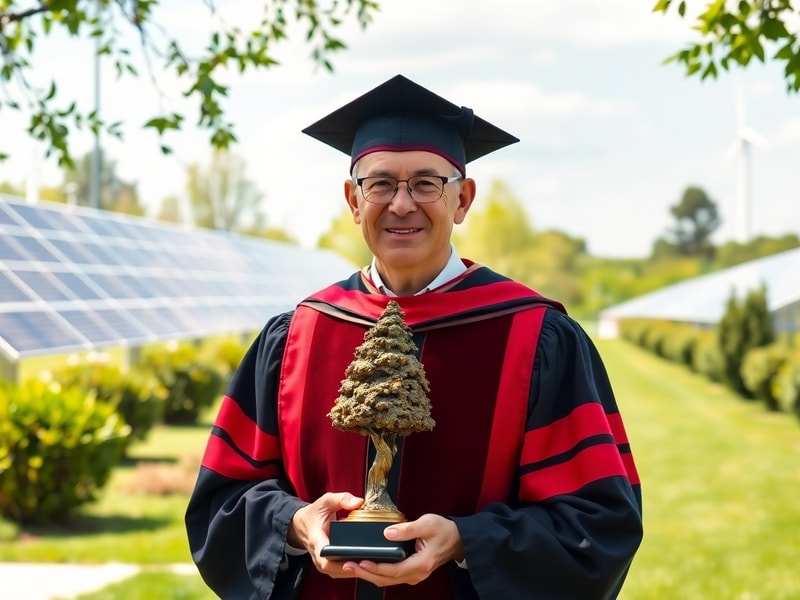 Malta Academic receives top environmental award for his sustainability efforts
