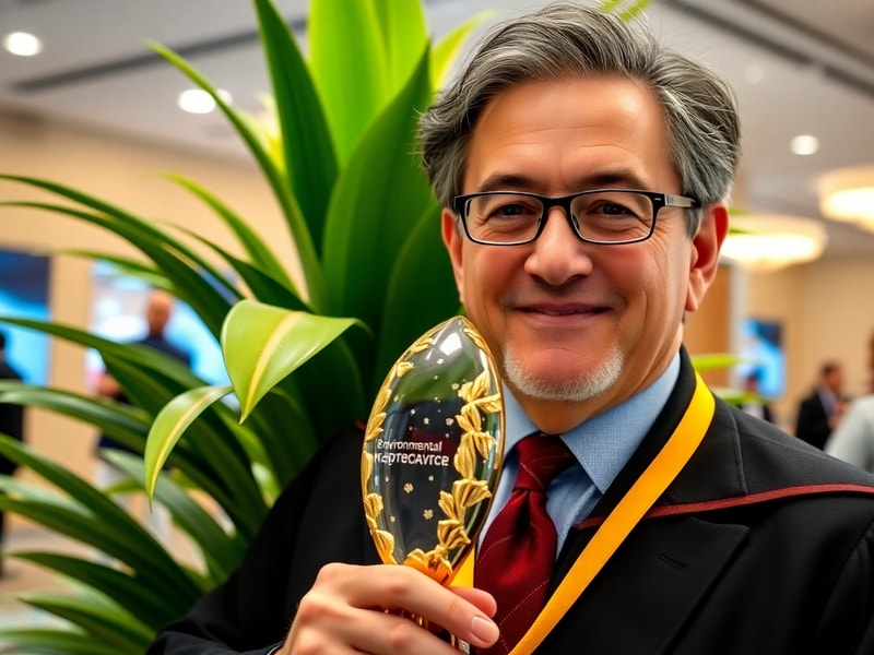 Malta Academic receives top environmental award for his sustainability efforts