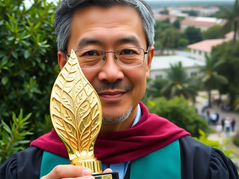 Malta Academic receives top environmental award for his sustainability efforts