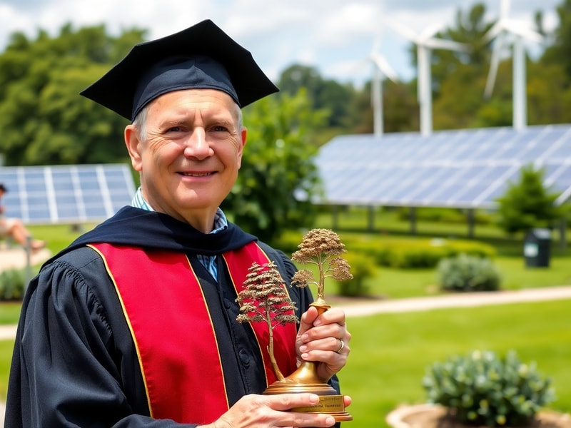 Malta Academic receives top environmental award for his sustainability efforts