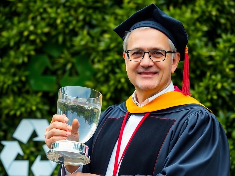 Malta Academic receives top environmental award for his sustainability efforts