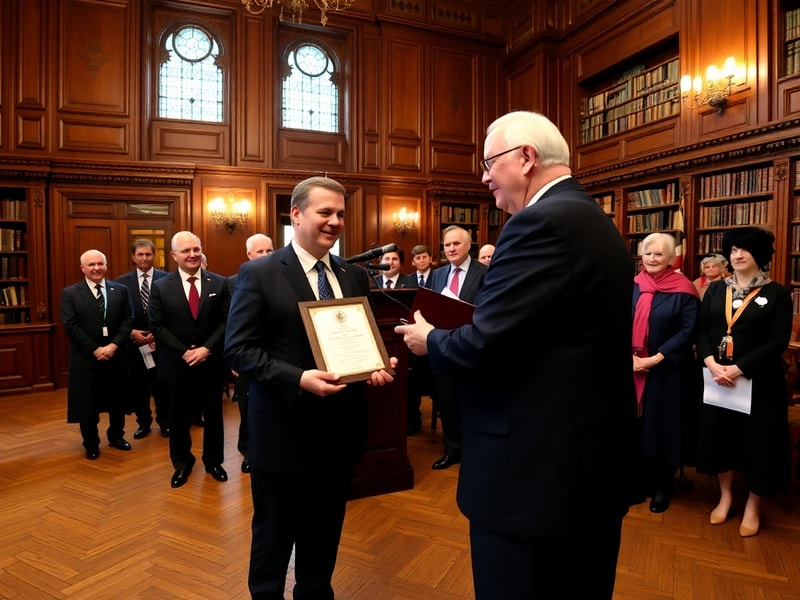 Malta Daniel Rondeau inducted as honorary president of La Renaissance Française