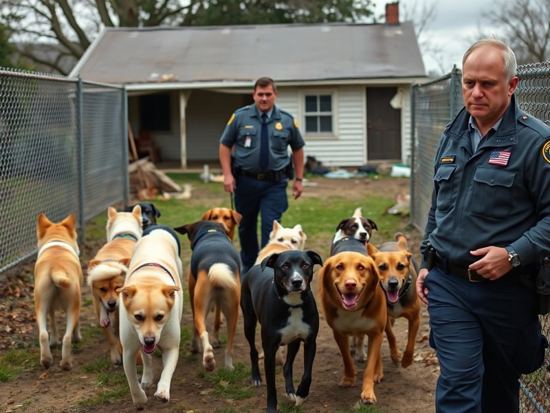 Malta Animal Welfare rescues 13 dogs from man previously fined for animal cruelty