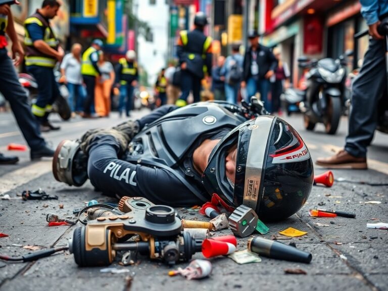 Malta Motorcyclist hospitalised after falling off his motorcycle