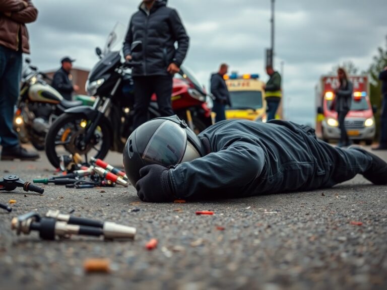 Malta Motorcyclist hospitalised after falling off his motorcycle