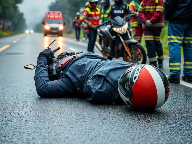 Malta Motorcyclist hospitalised after falling off his motorcycle